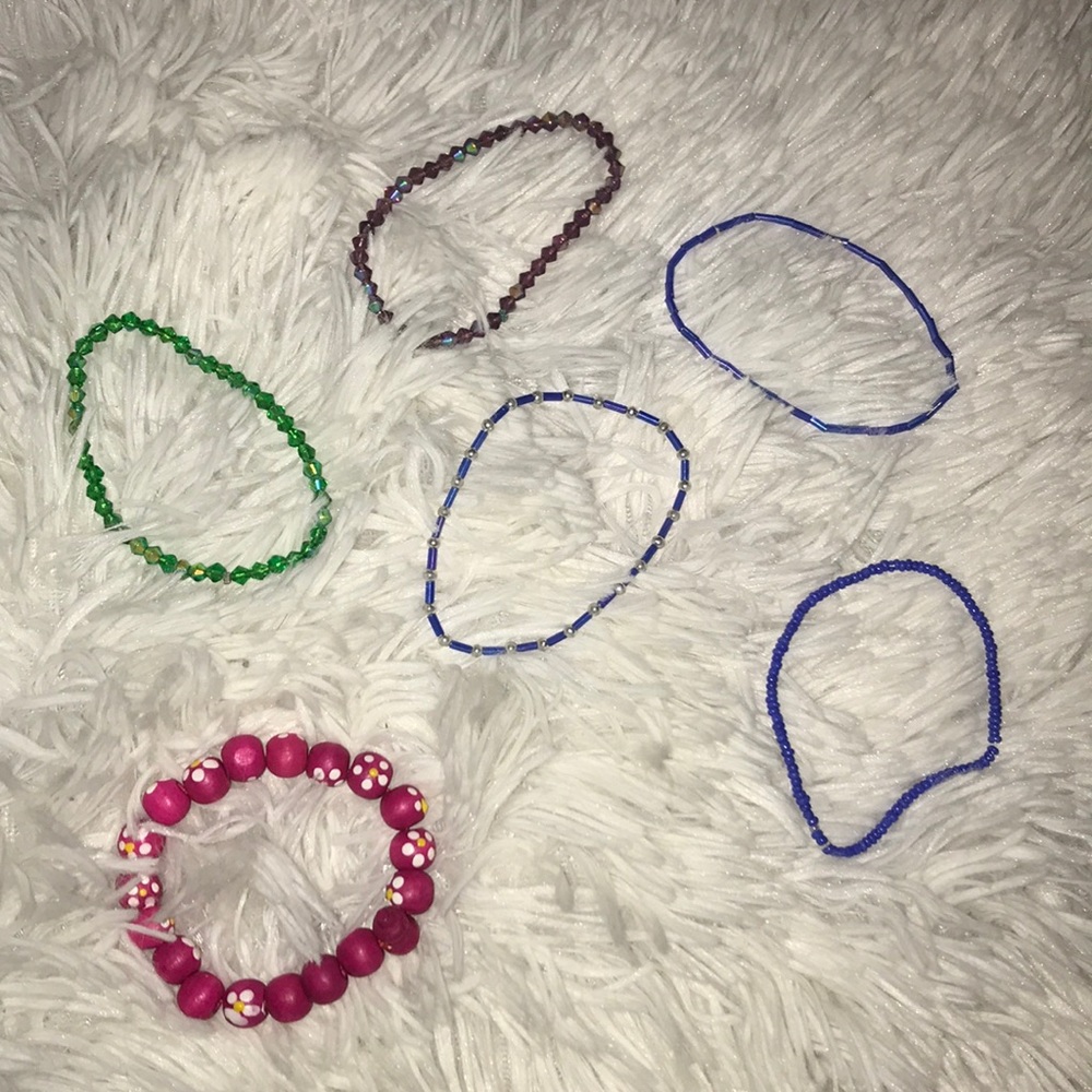 6 Beaded Bracelets